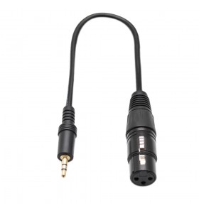 XLR3pin female to 3.5mm stereo cable 